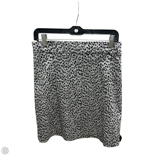 Skirt Mini & Short By Premise In Black & White, Size: S