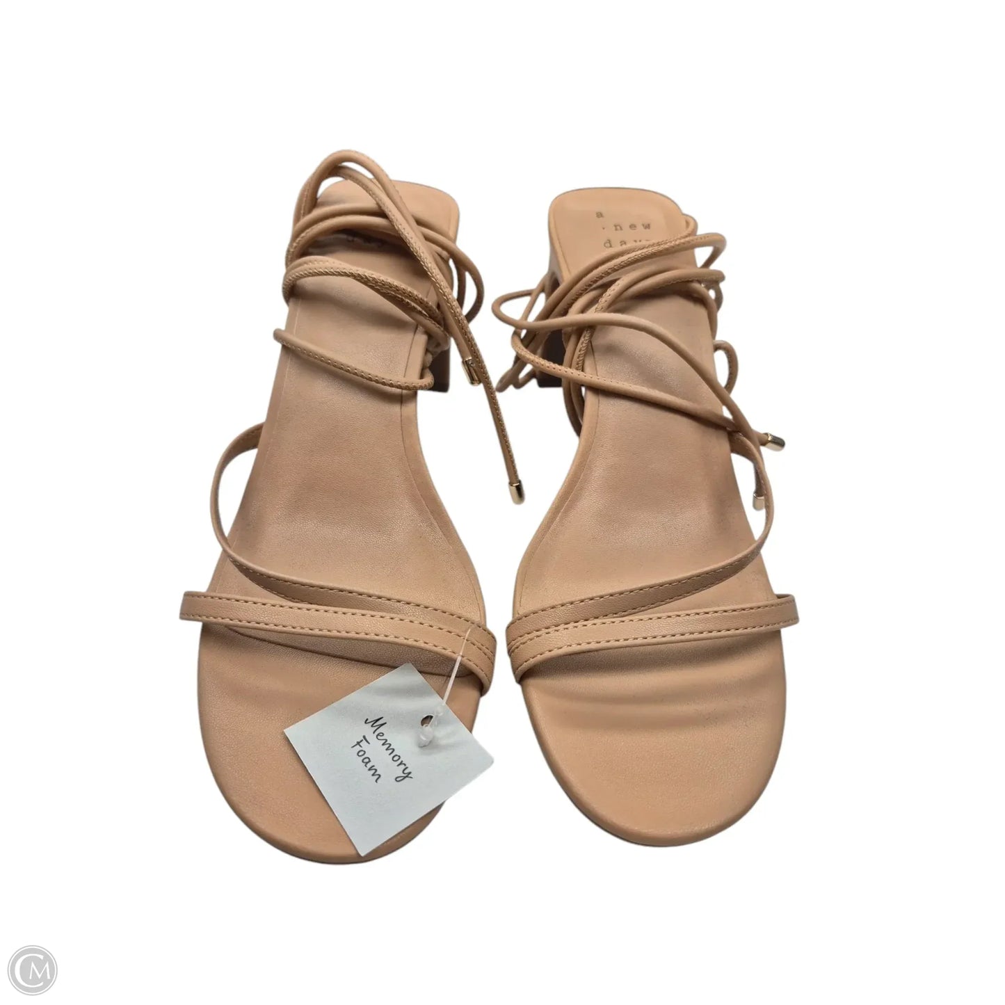 Shoes Heels Block By A New Day In Tan, Size: 6.5