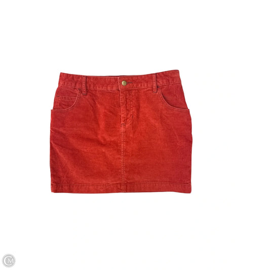 Skirt Mini & Short By Bdg In Orange, Size: 2