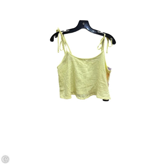 Top Sleeveless By Colsie In Yellow, Size: M