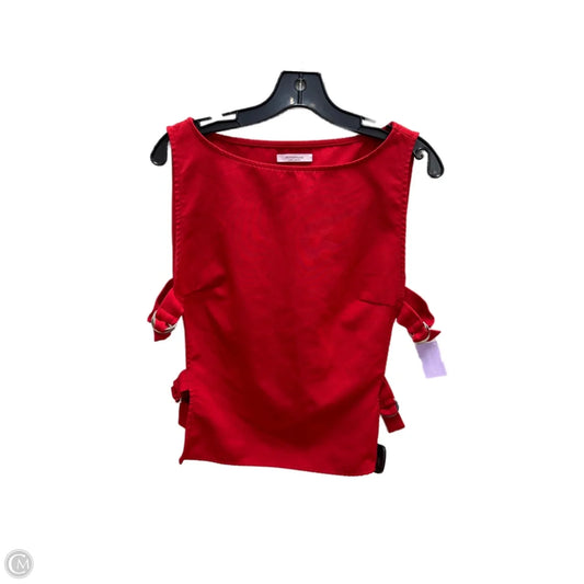 Top Sleeveless By Clothes Mentor In Red, Size: 10