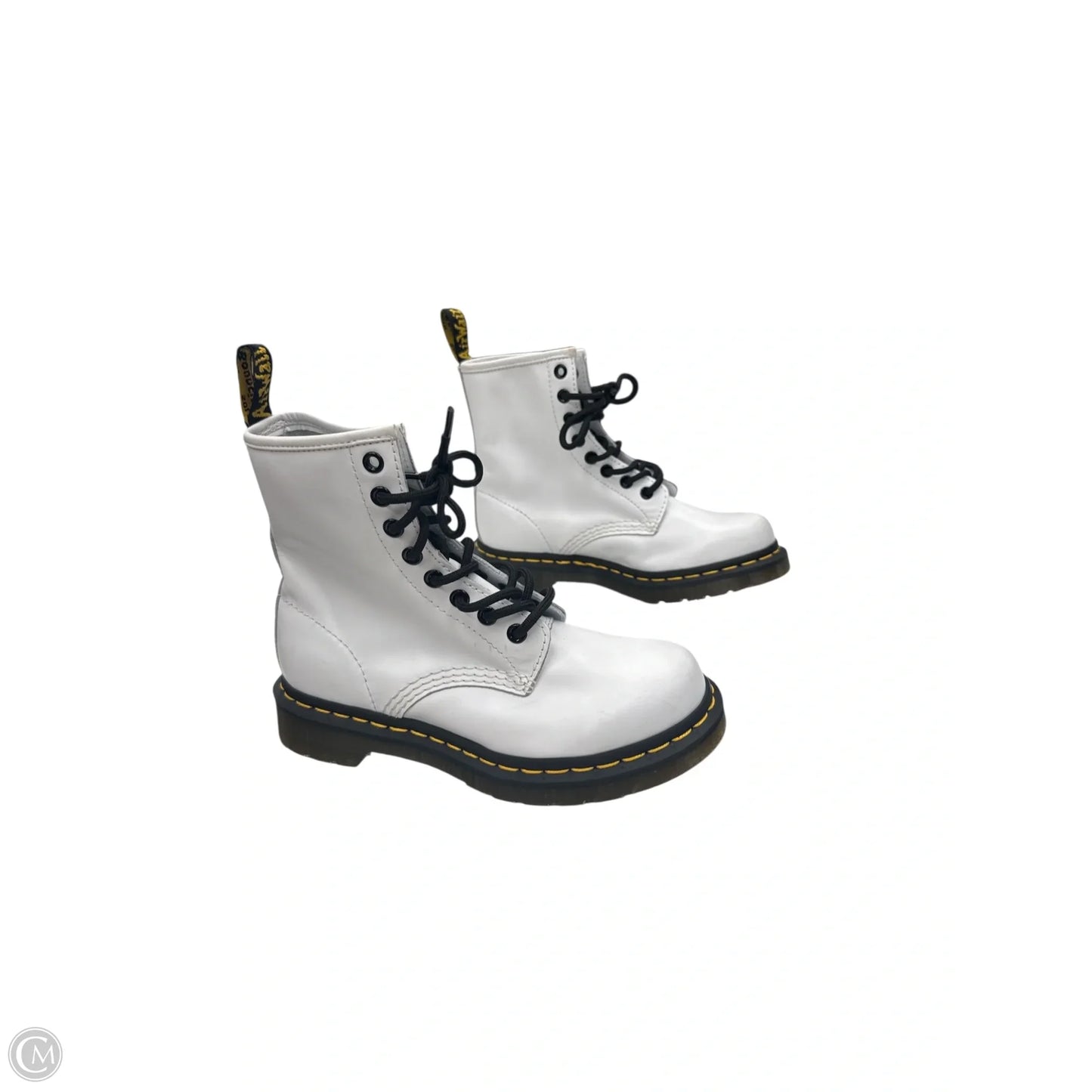Boots Ankle Flats By Dr Martens In White, Size: 5