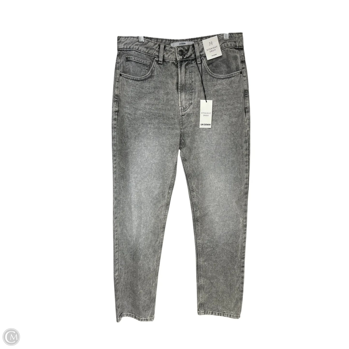 Jeans Straight By Clothes Mentor In Grey, Size: 14