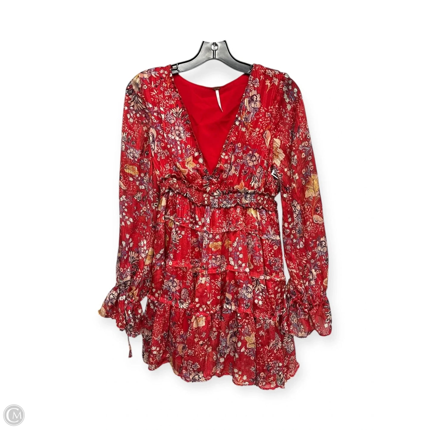 Dress Casual Short By Free People In Red, Size: Xs