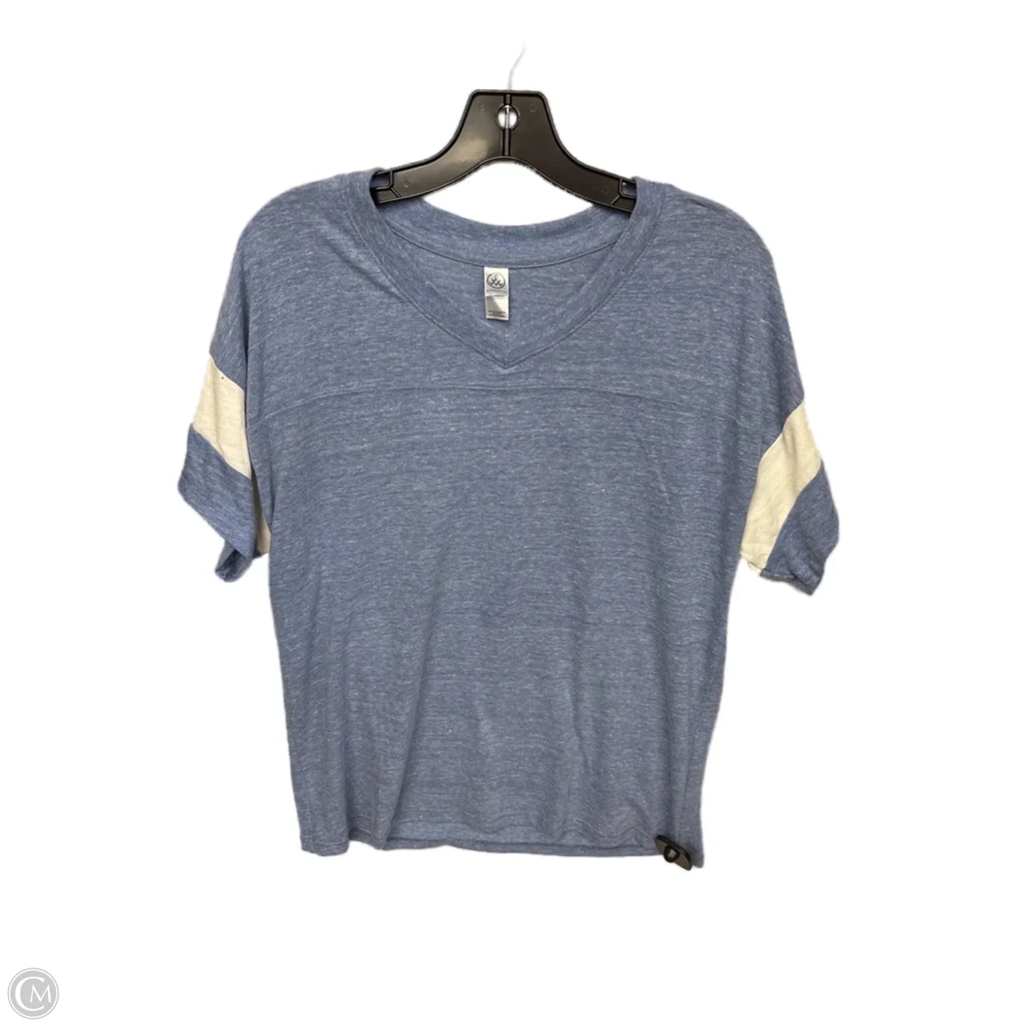 Top Short Sleeve Basic By Alternative In Blue, Size: M