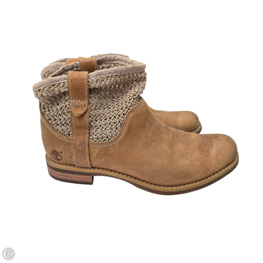 Boots Ankle Flats By Timberland In Brown, Size: 6.5