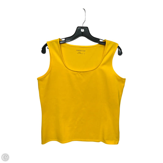 Tank Top By Coldwater Creek In Yellow, Size: L