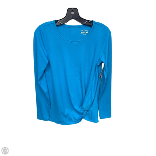 Top Long Sleeve Designer By Lilly Pulitzer In Blue, Size: S