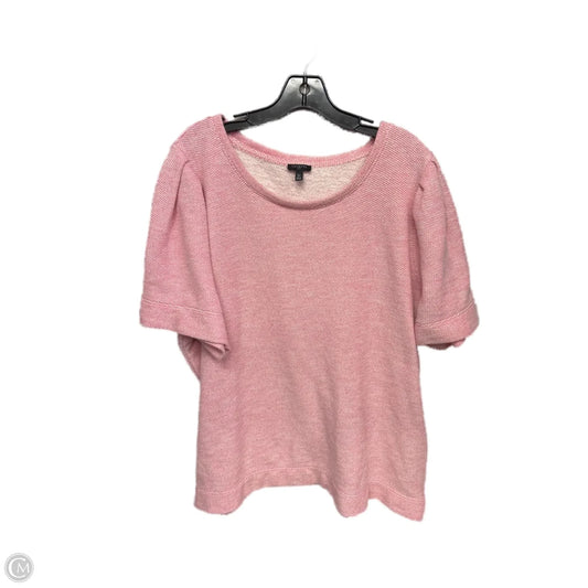 Top Short Sleeve By Talbots In Pink, Size: 3x
