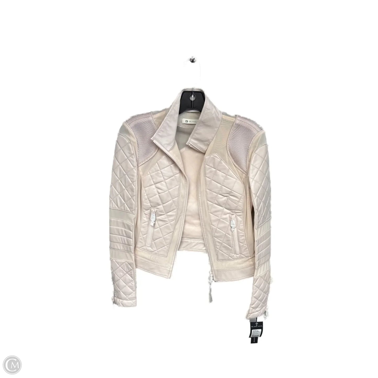 Jacket Moto By Clothes Mentor In Pink, Size: M