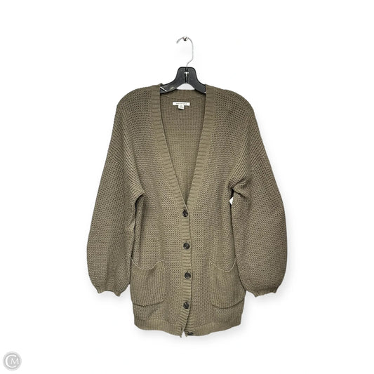 Cardigan By American Eagle In Green, Size: Xs