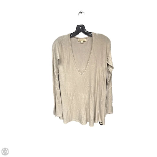 Top Long Sleeve By Lovestitch In Cream, Size: S