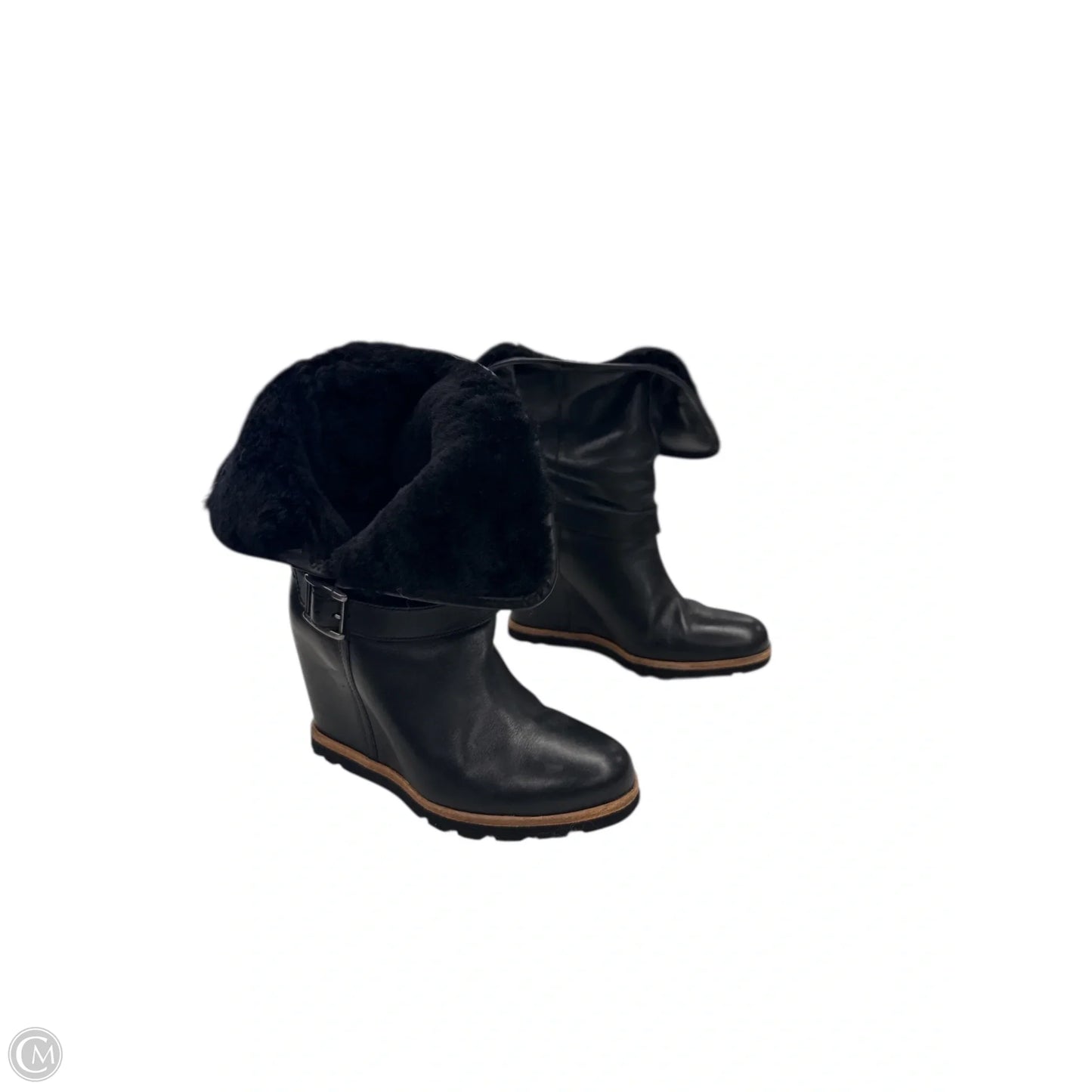 Boots Designer By Ugg In Black, Size: 6