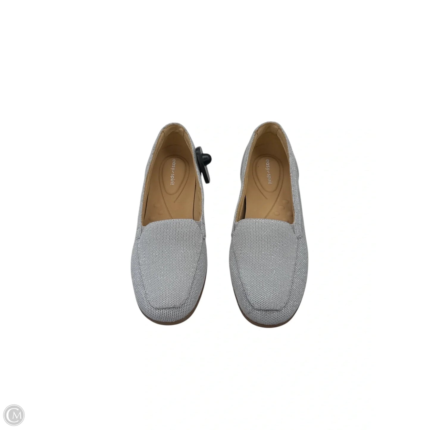 Shoes Flats By Easy Spirit In Silver, Size: 7