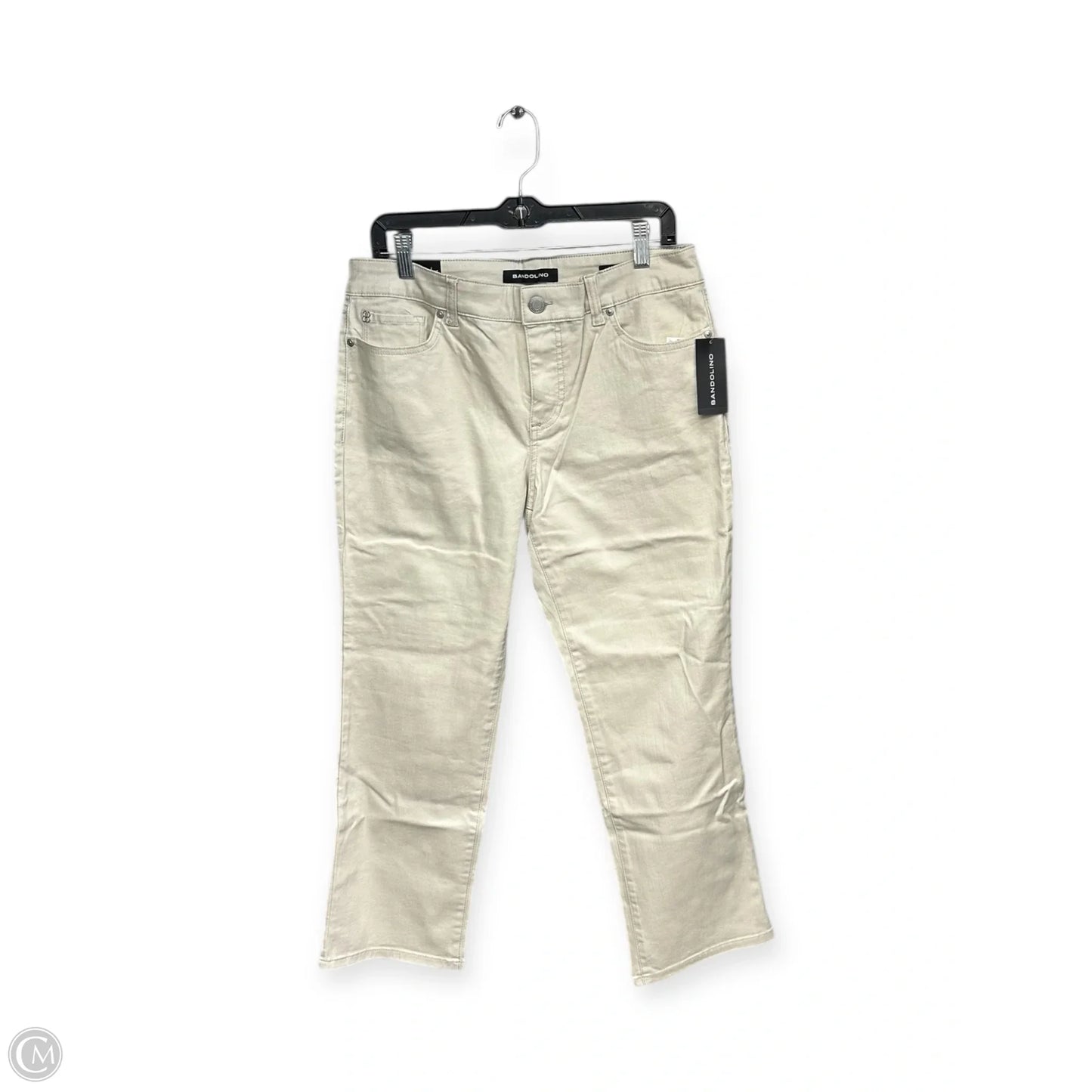 Jeans Straight By Bandolino In Tan, Size: 10p