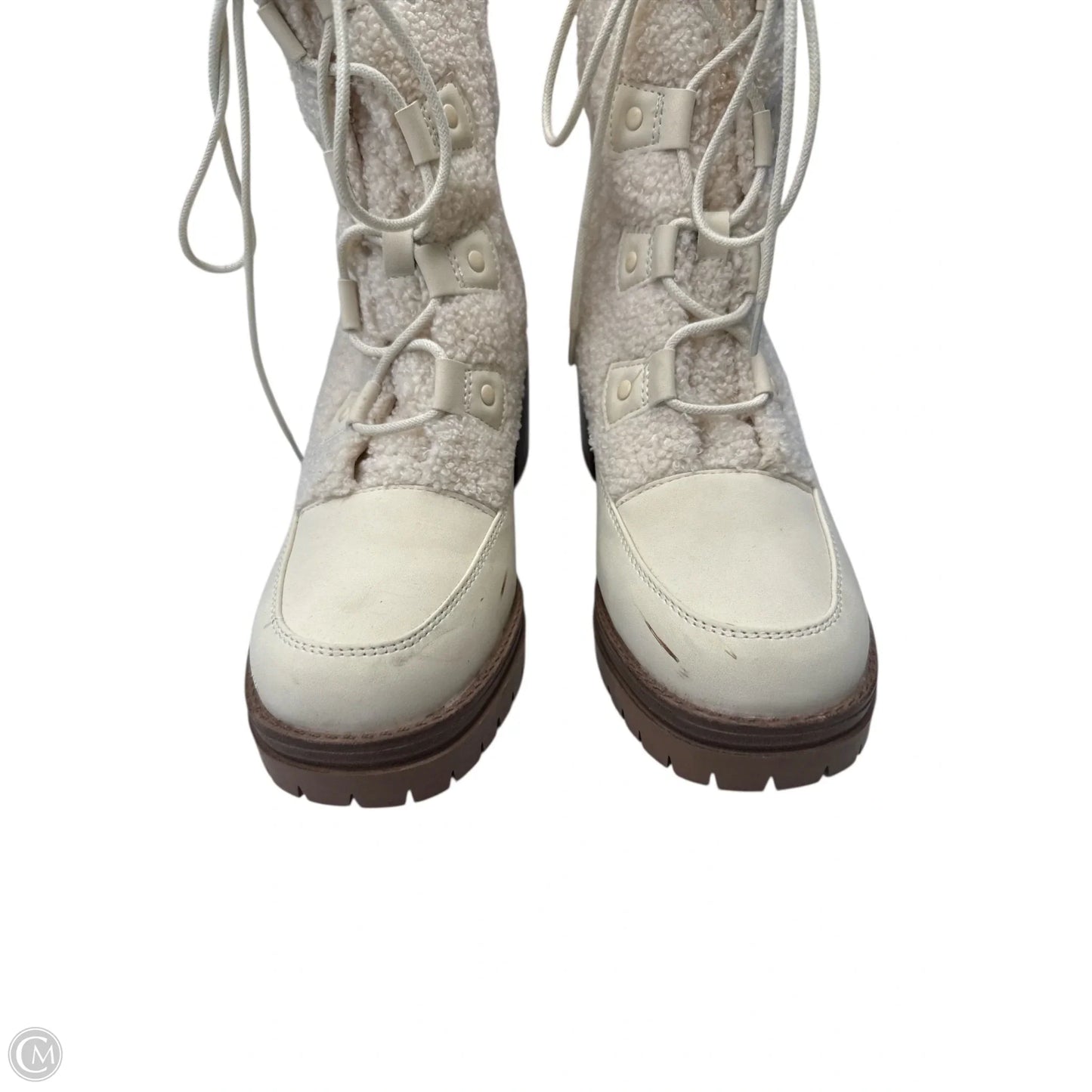 Boots Mid-calf Heels By Altard State In Cream, Size: 8