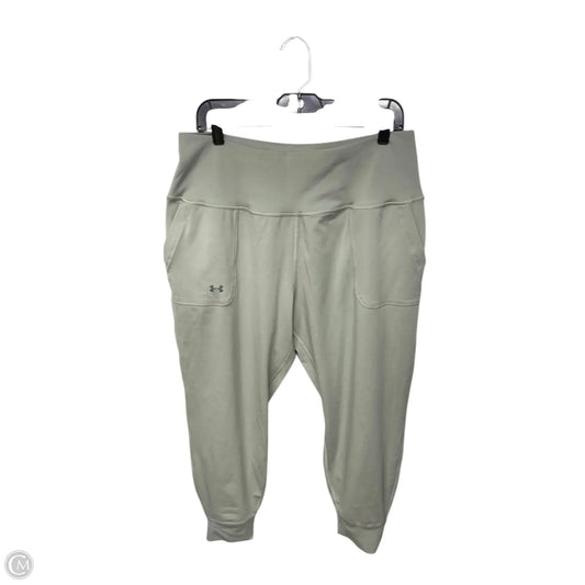Athletic Pants By Under Armour In Green, Size: 1x
