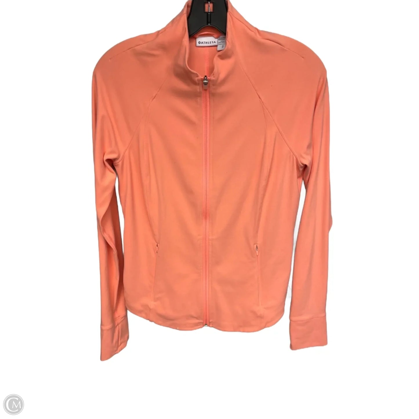 Athletic Jacket By Athleta In Orange, Size: S