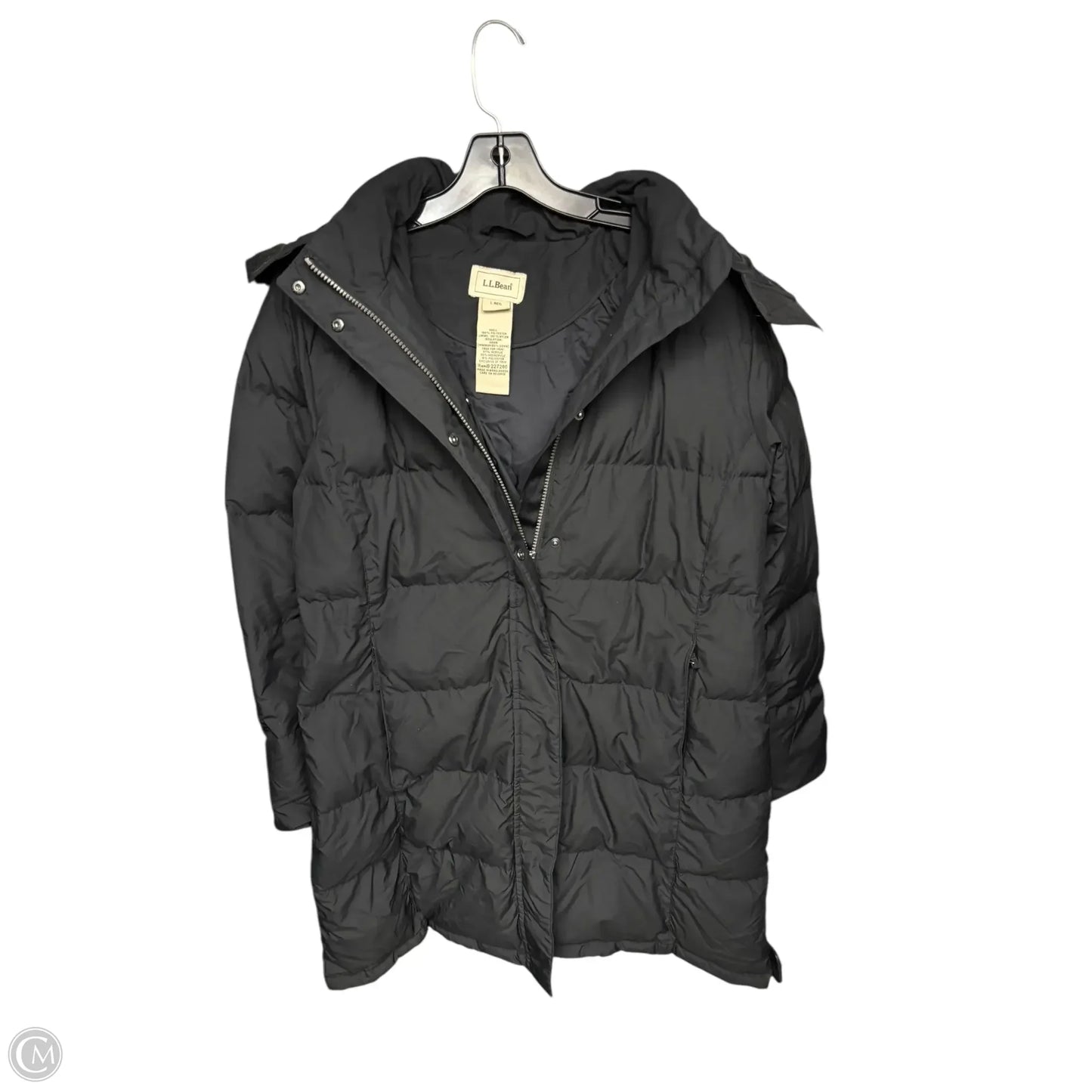 Jacket Puffer & Quilted By L.l. Bean In Black, Size: L