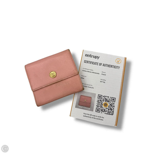 Wallet Luxury Designer By Chanel, Size: Small