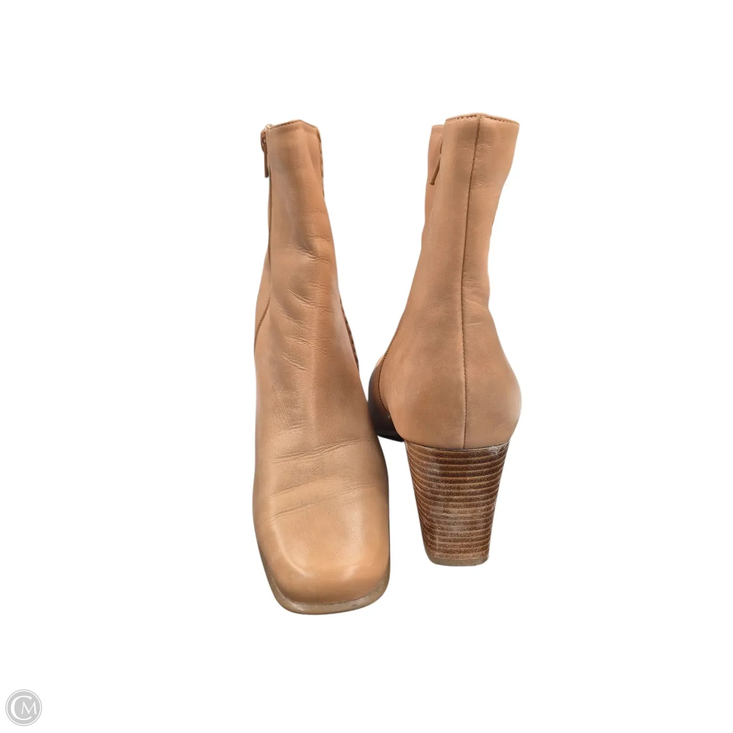 Boots Ankle Heels By St Johns Bay In Tan, Size: 9