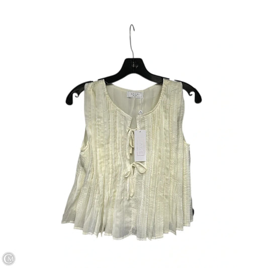 Top Sleeveless By Clothes Mentor In Yellow, Size: Xs