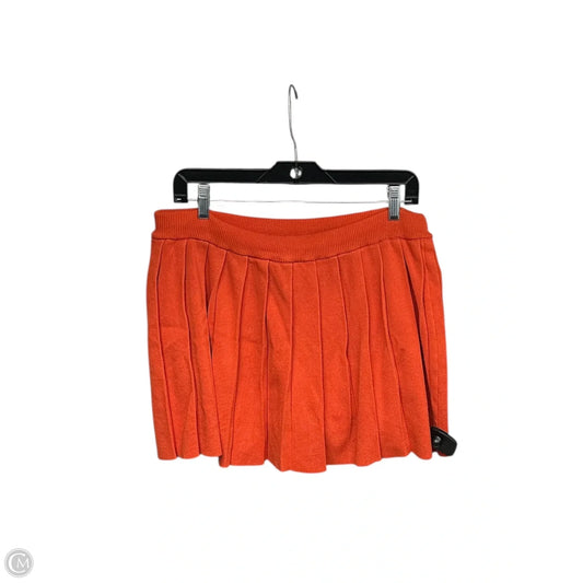Skort By Clothes Mentor In Orange, Size: Xl