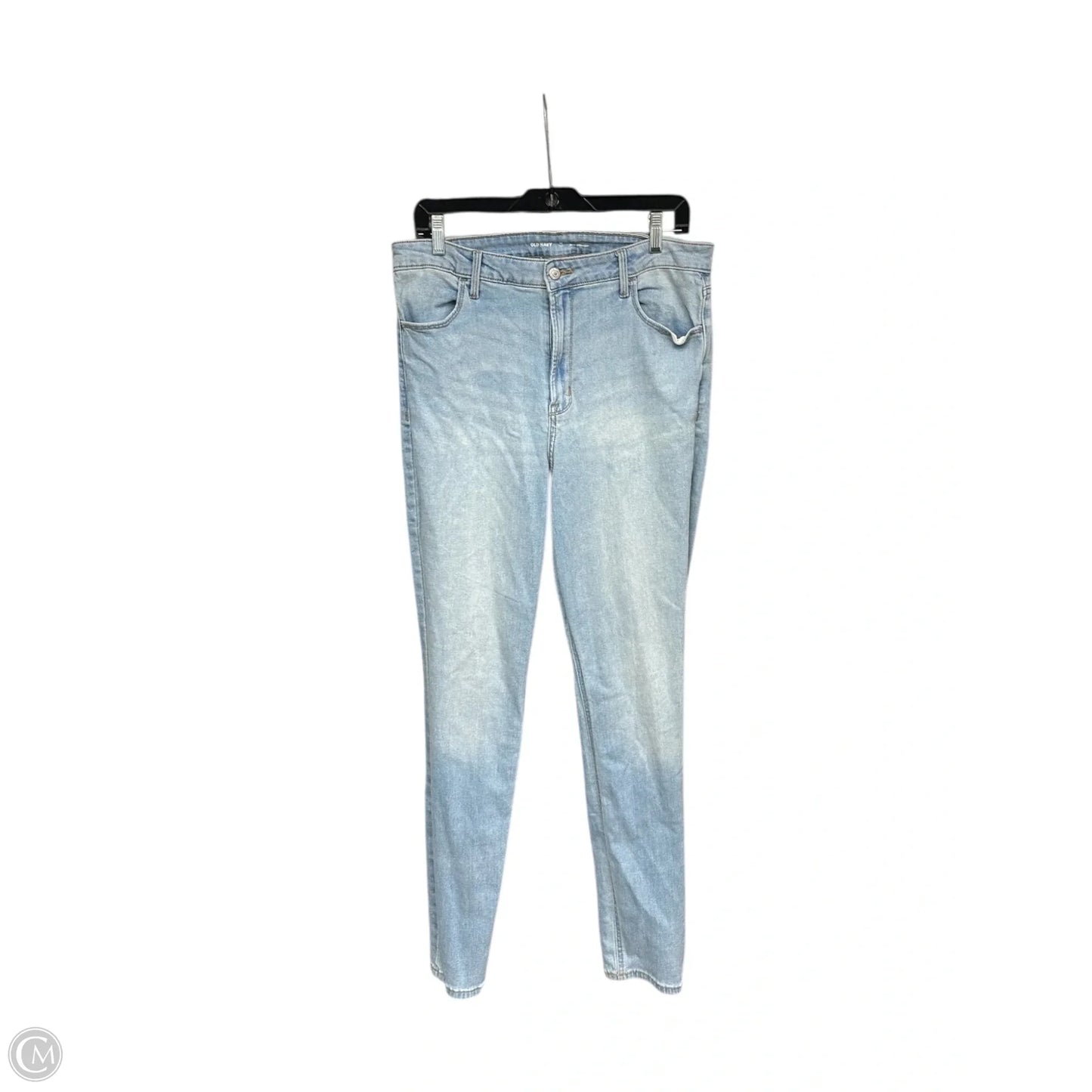 Jeans Straight By Old Navy In Blue Denim, Size: 16l