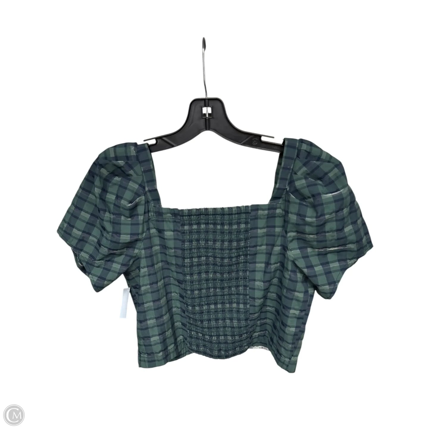 Top Short Sleeve By Madewell In Green, Size: S