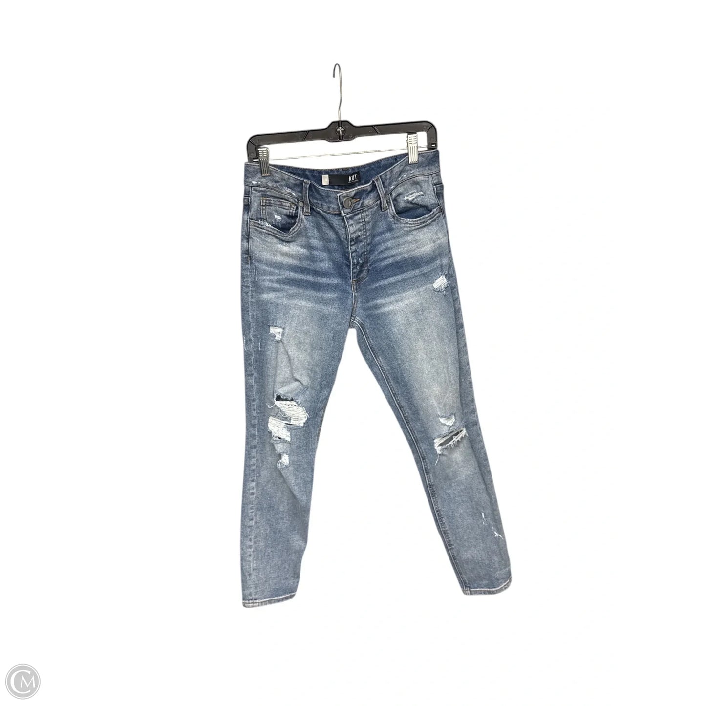Jeans Skinny By Kut In Blue Denim, Size: 6