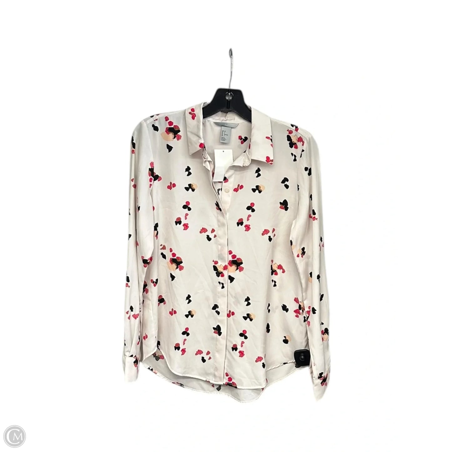 Top Long Sleeve By H&m In Pink, Size: 2