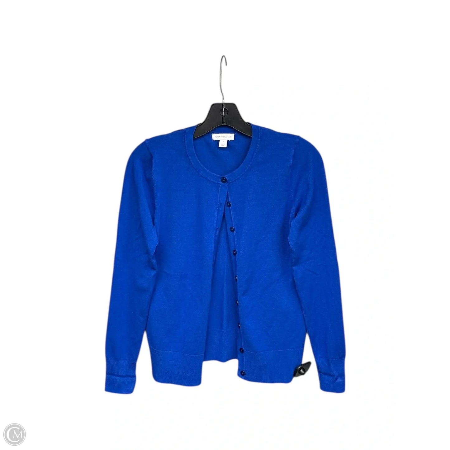 Cardigan By Charter Club In Blue, Size: S