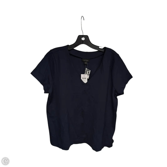 Top Short Sleeve By J. Jill In Navy, Size: M