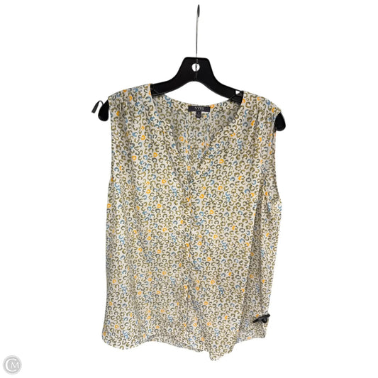 Top Sleeveless By Not Your Daughters Jeans In Animal Print, Size: L