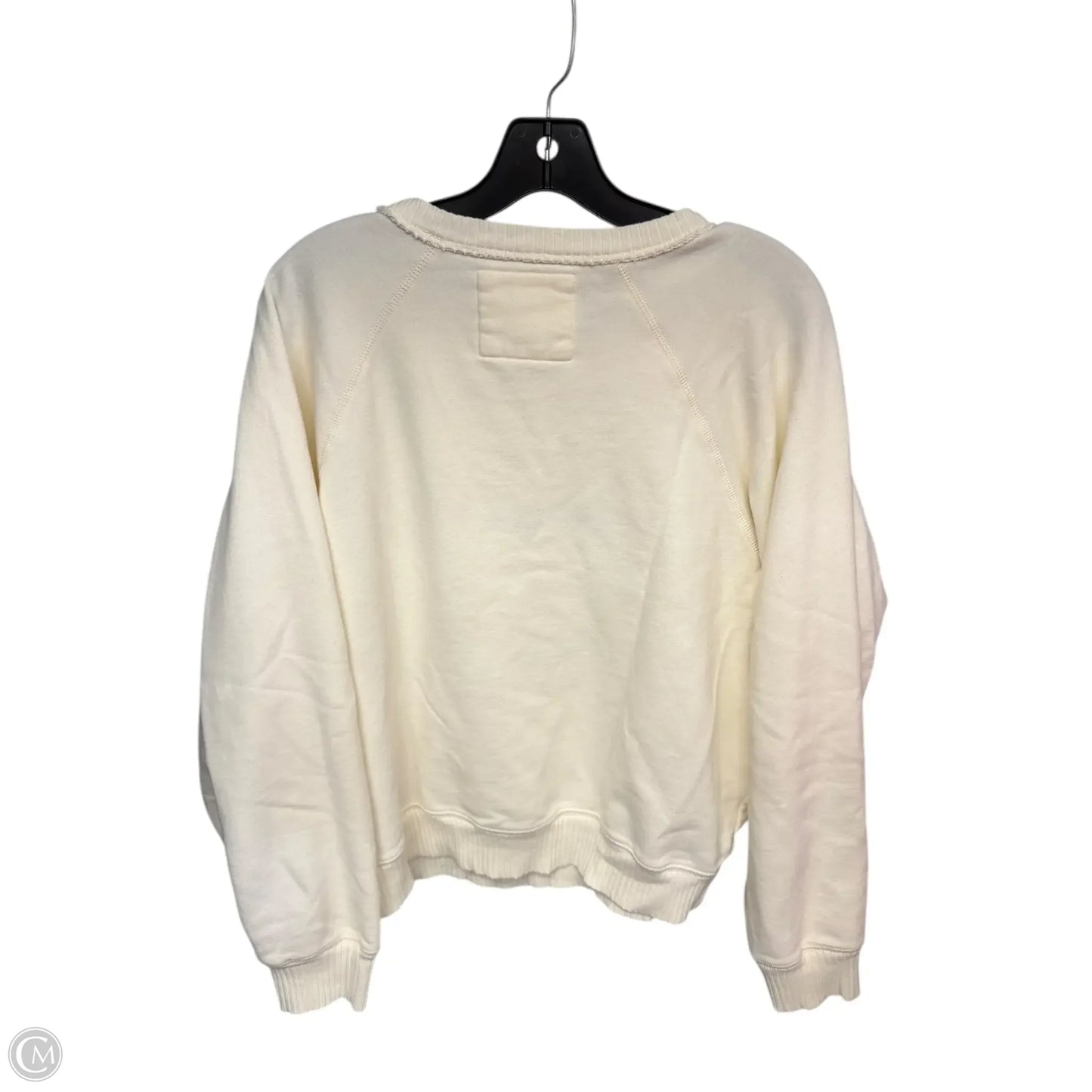 Sweatshirt Crewneck By American Eagle In Cream, Size: M