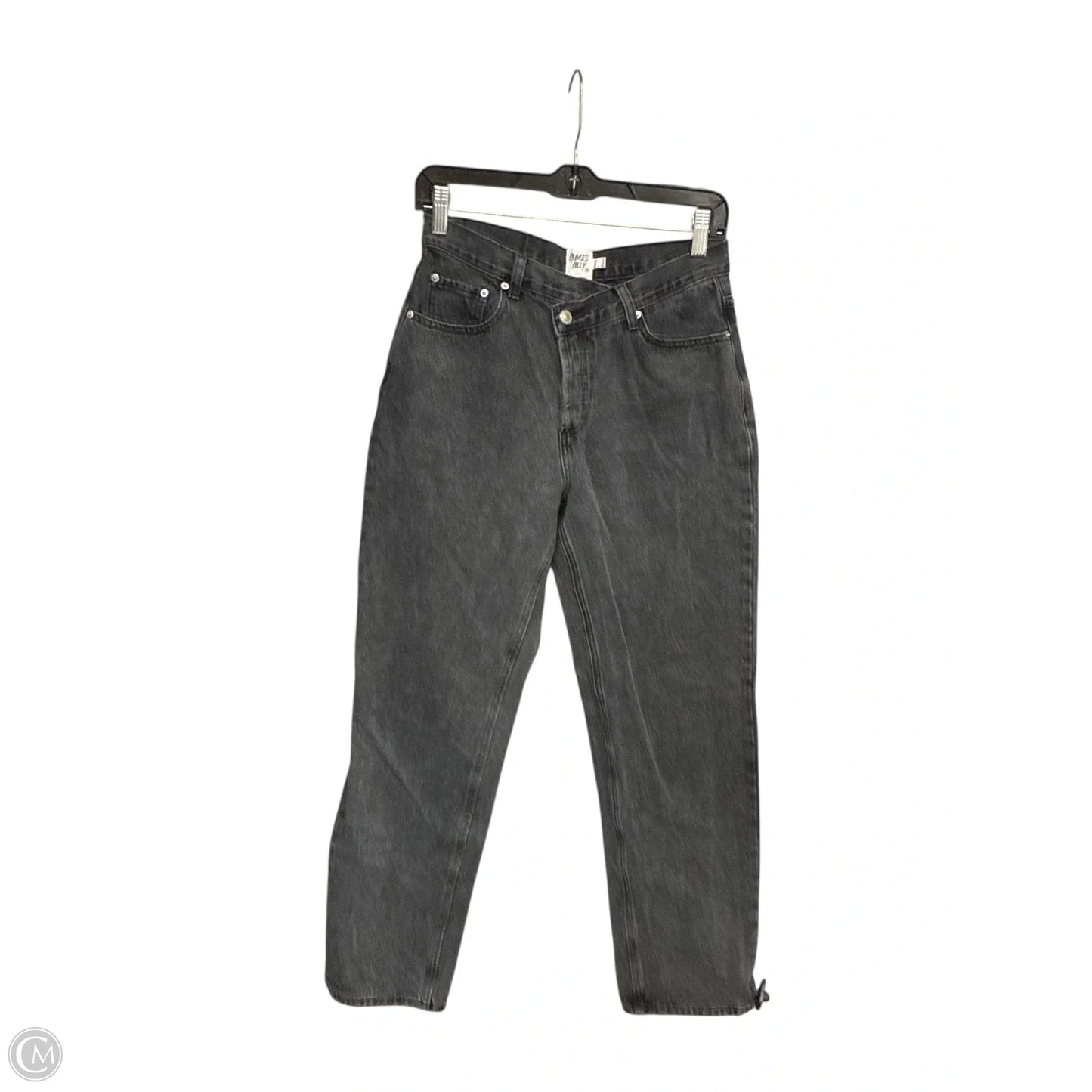 Jeans Straight By Princess Polly In Grey, Size: 4