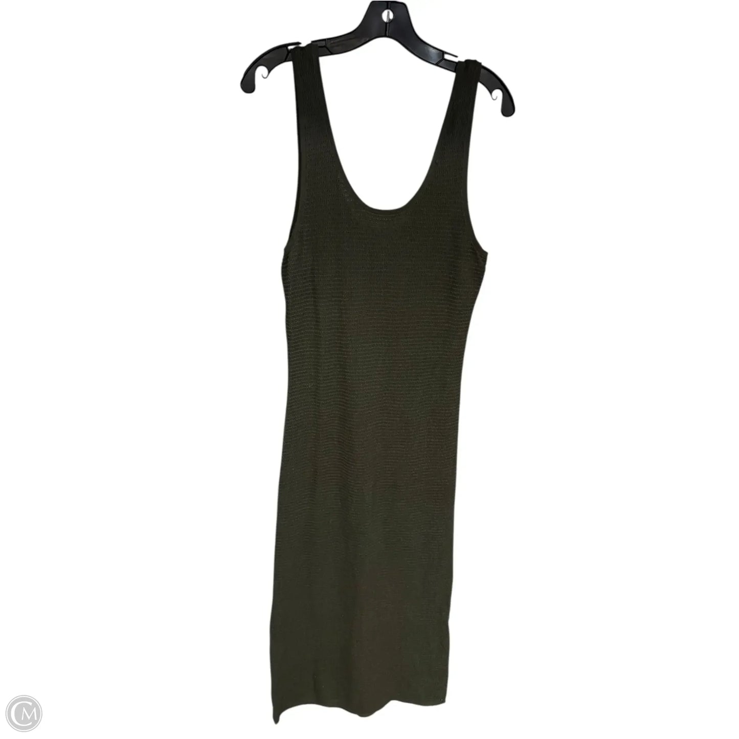 Dress Casual Maxi By Express In Green, Size: L