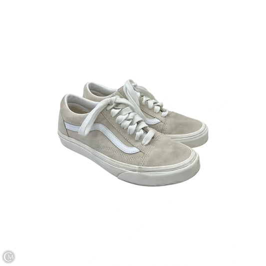 Shoes Sneakers By Vans In Cream, Size: 7