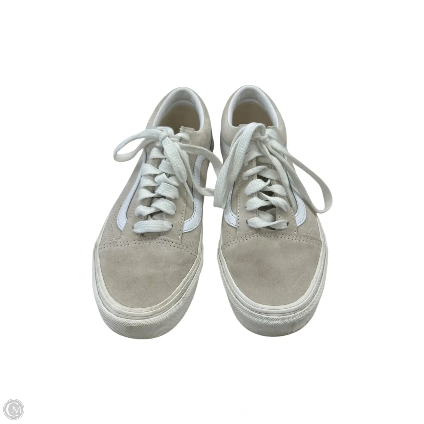 Shoes Sneakers By Vans In Cream, Size: 7