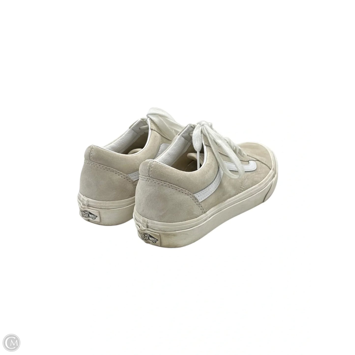 Shoes Sneakers By Vans In Cream, Size: 7
