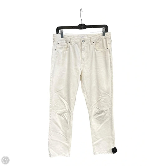 Jeans Straight By Clothes Mentor In Cream, Size: 0