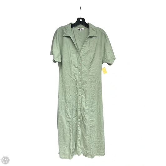 Dress Casual Maxi By Madewell In Green, Size: 6
