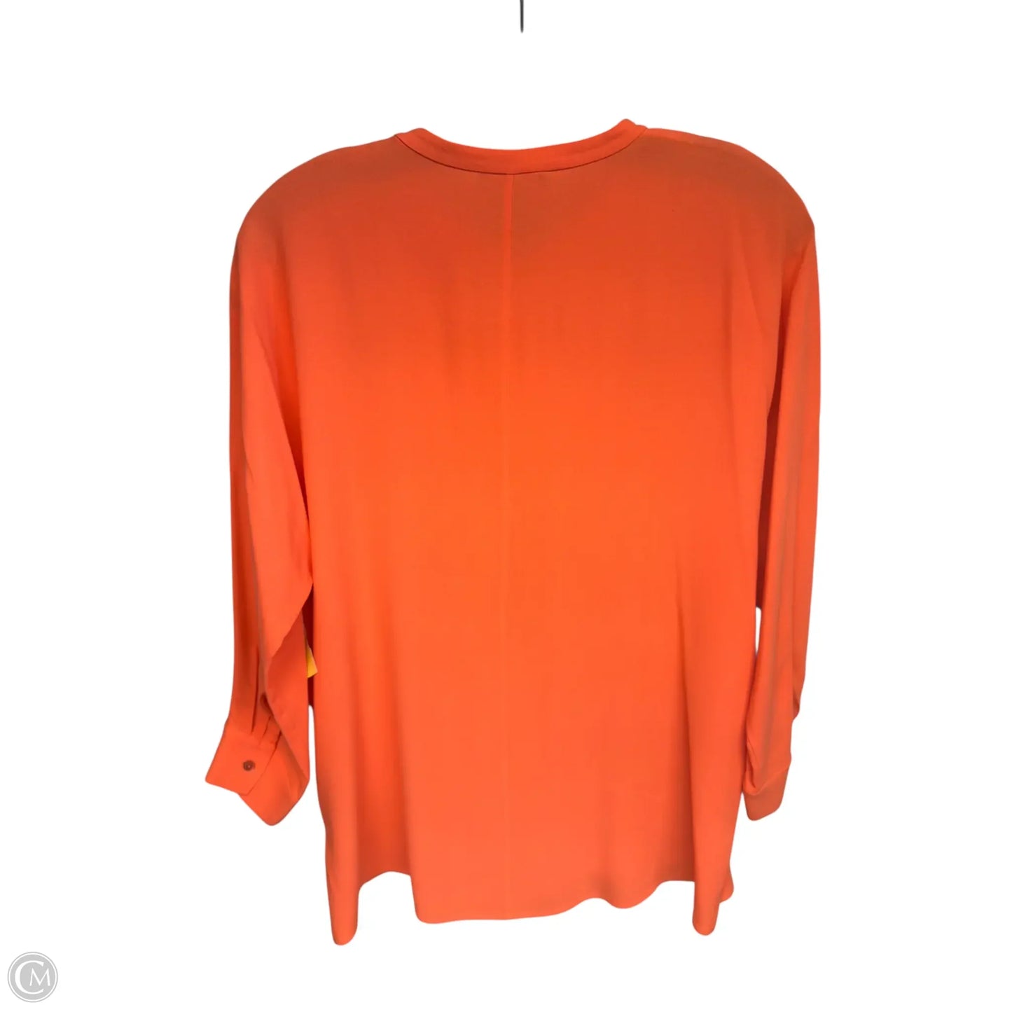 Top Long Sleeve By Eileen Fisher In Orange, Size: Xs