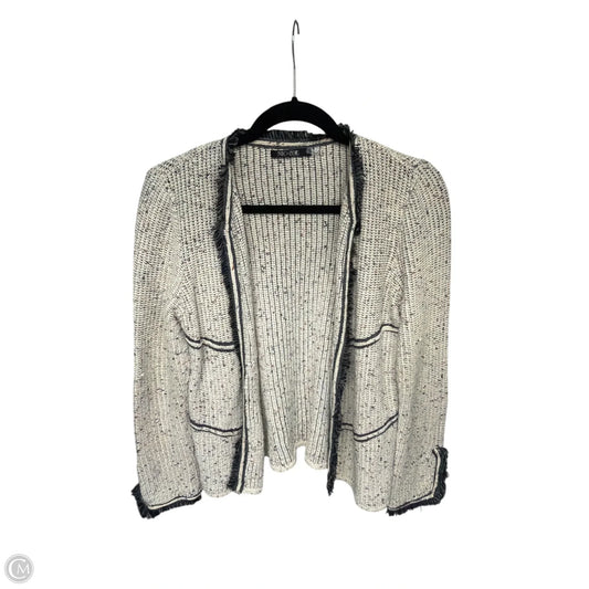 Blazer By Nic + Zoe In Cream & Grey, Size: M