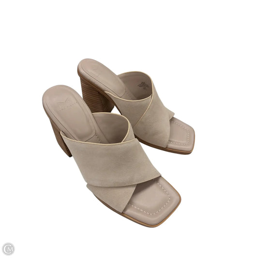 Shoes Heels Block By Marc Fisher In Beige, Size: 9.5