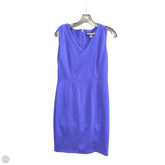Dress Designer By Karl Lagerfeld In Purple, Size: 10