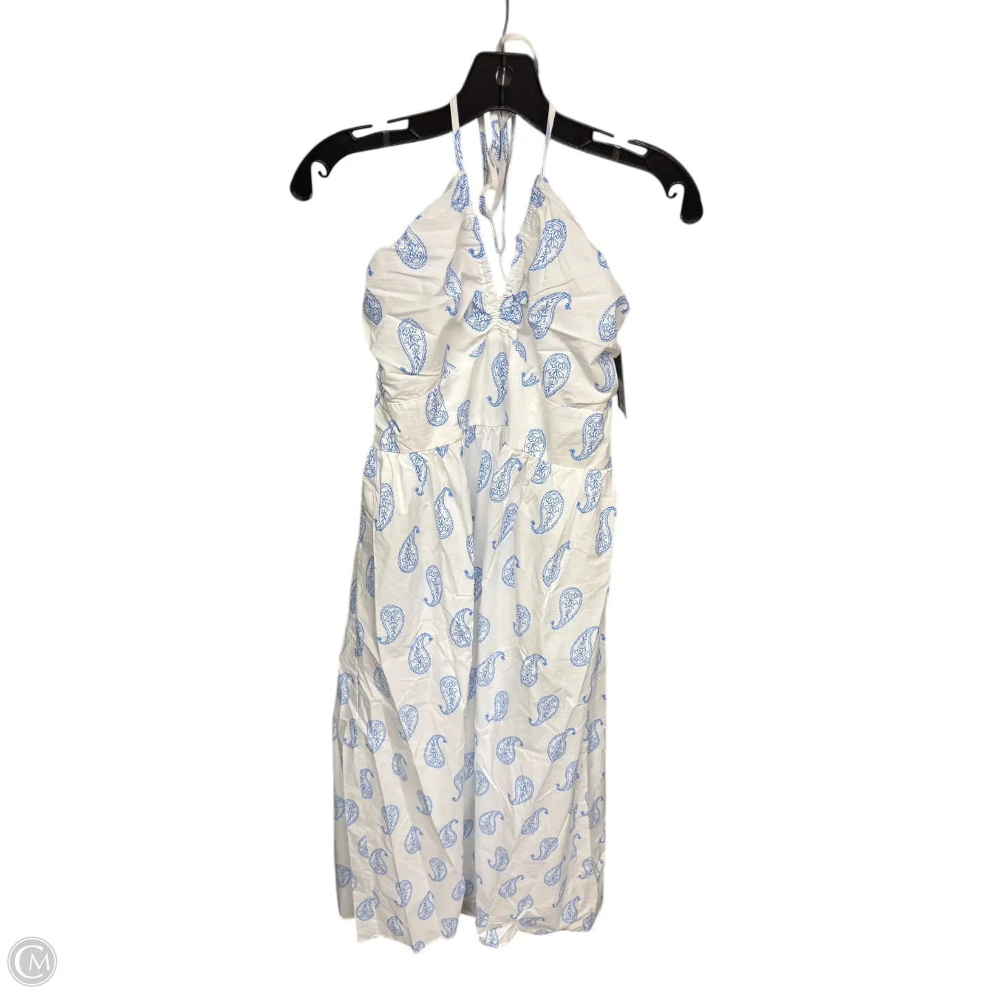 Dress Casual Maxi By Universal Thread In Blue & White, Size: M