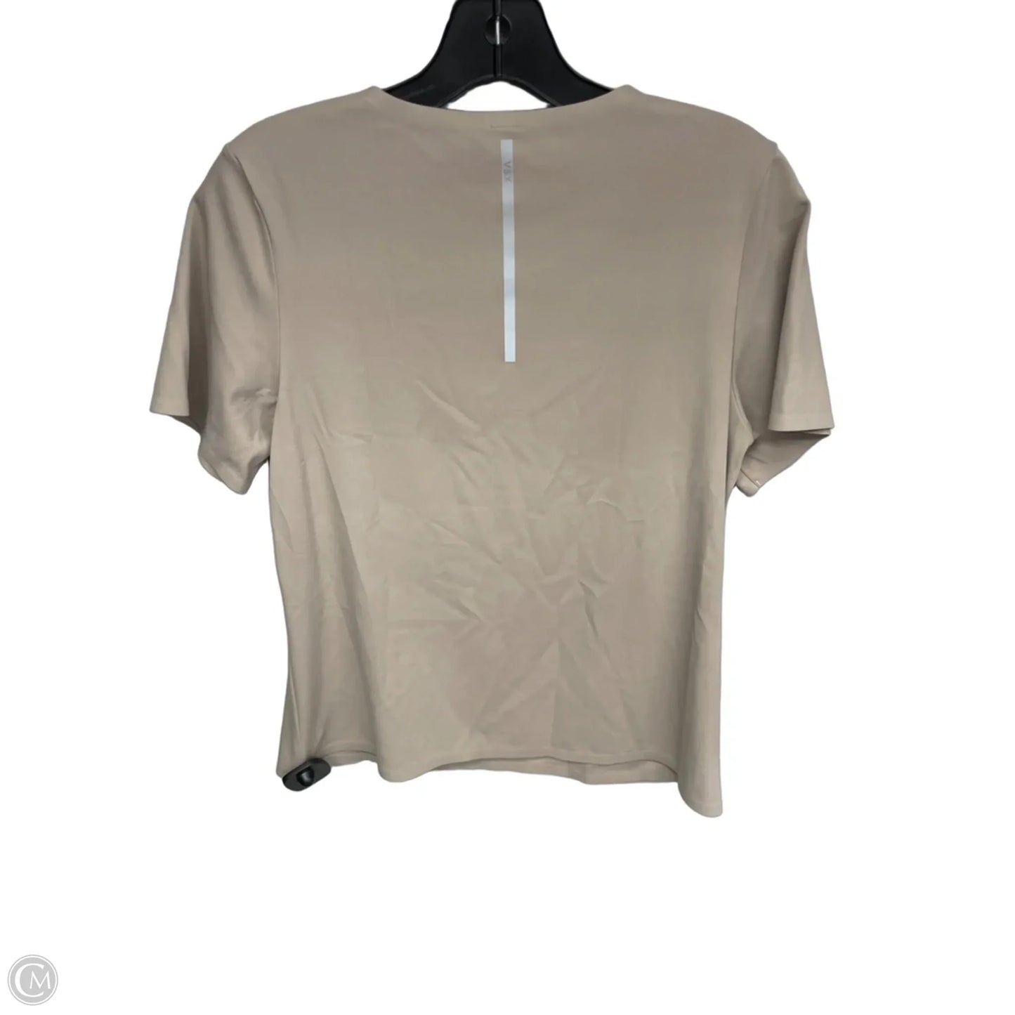 Athletic Top Short Sleeve By Victorias Secret In Tan, Size: Xl