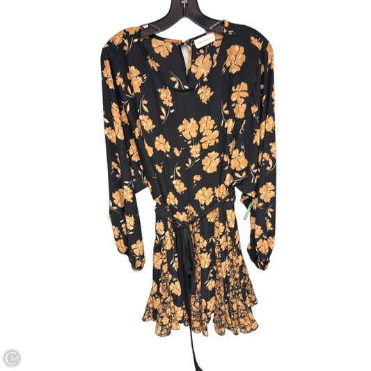 Dress Casual Short By The Nines In Black & Orange, Size: L