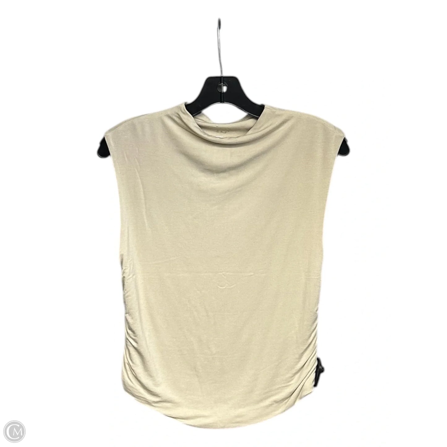 Top Sleeveless By A New Day In Cream, Size: S